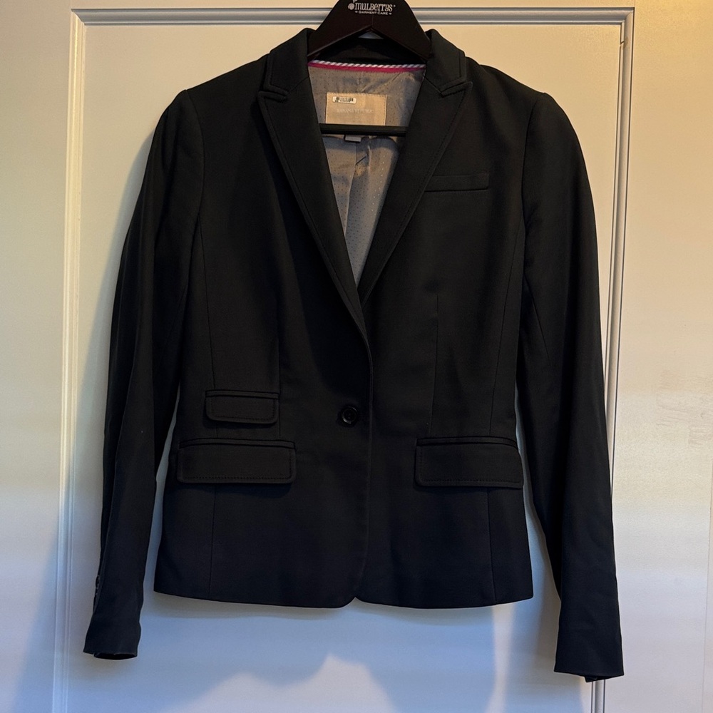Banana Republic Elegant Black Suit Jacket